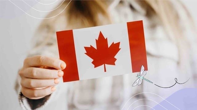 Man and woman getting low interest loan in Canada