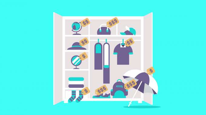 closet full of high-value items you can sell