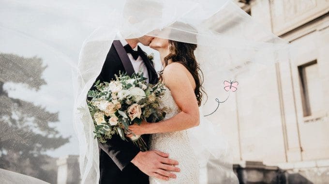 newly wed couple