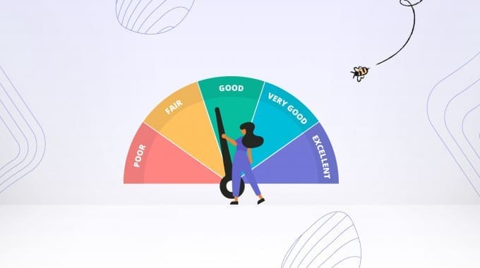 Copy of Credit Report with bad credit rating