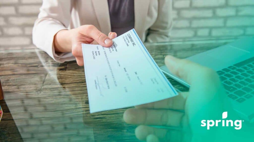 Post-dated cheque being held